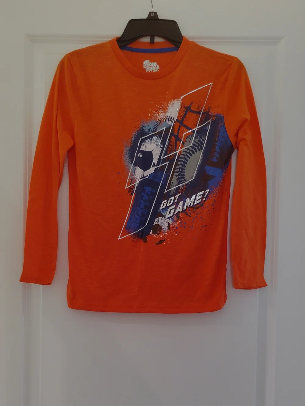 Boys Orange Sleep Shirt